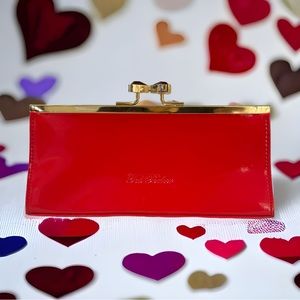 Ted Baker Cherry Red Patent Leather Clutch